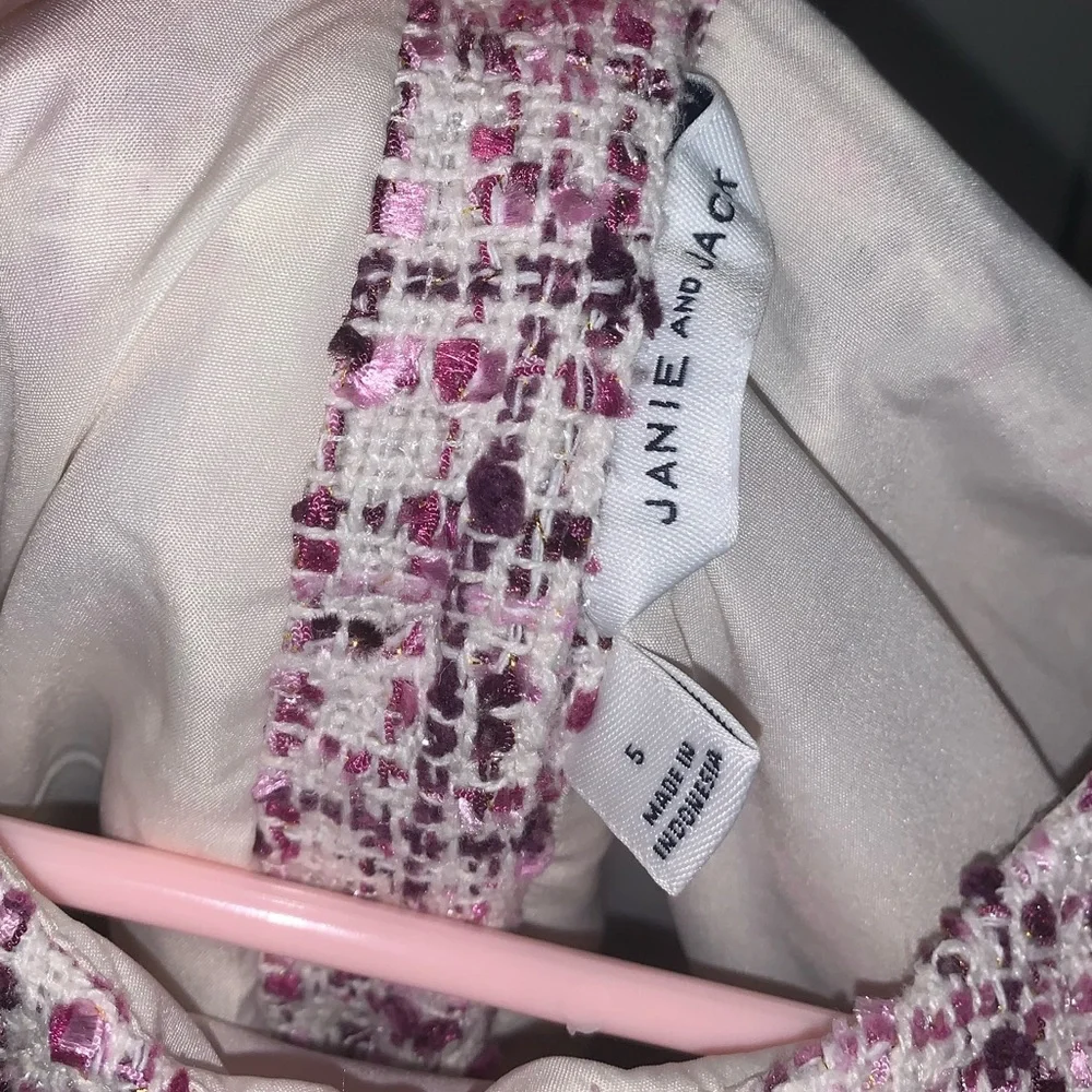 Janie and Jack Purple/Pink Shimmer Dress - Picture 11 of 12